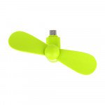 Wholesale Micro USB Android V8V9 Portable Cell Phone Mini Electric Cooling Fan (Green)